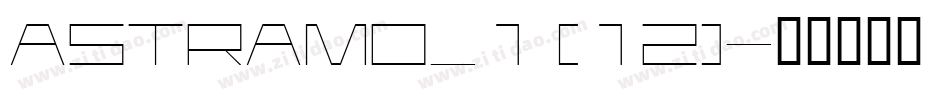 ASTRAMO_1 (12)字体转换